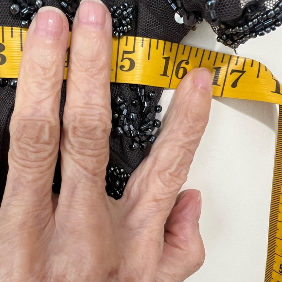 Pisarrio Nights Fully beaded mesh Column Gown. - Picture 12 of 14